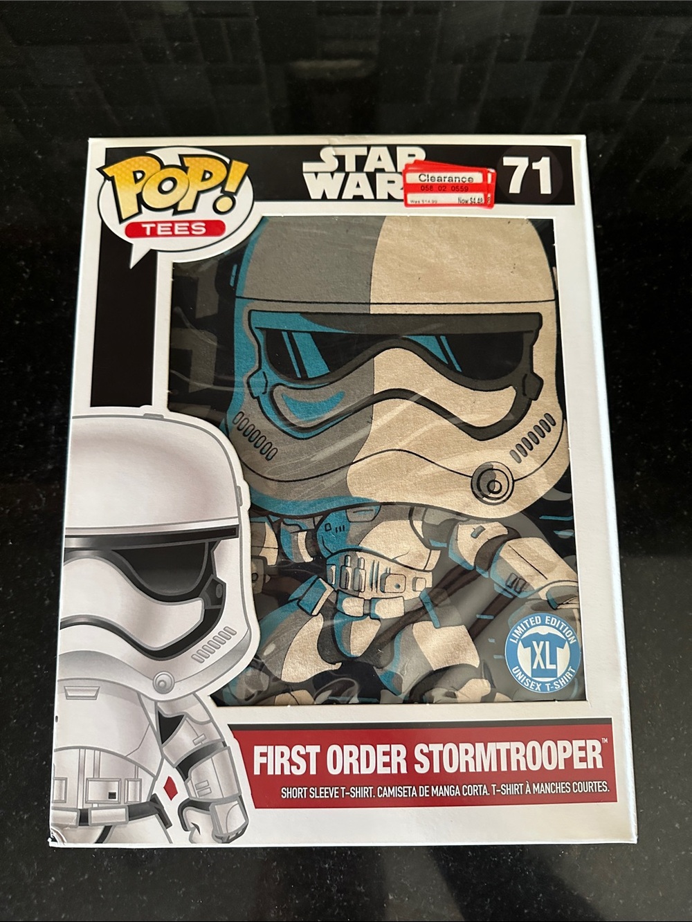 Funko Pop! Tees First Order Stormtrooper-BRAND NEW IN BOX